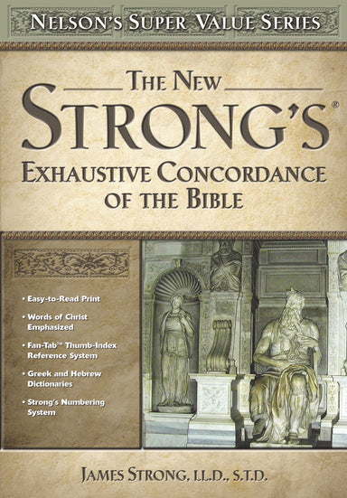 Image of New Strongs Exhaustive Concordance Of The Bible Super Saver other