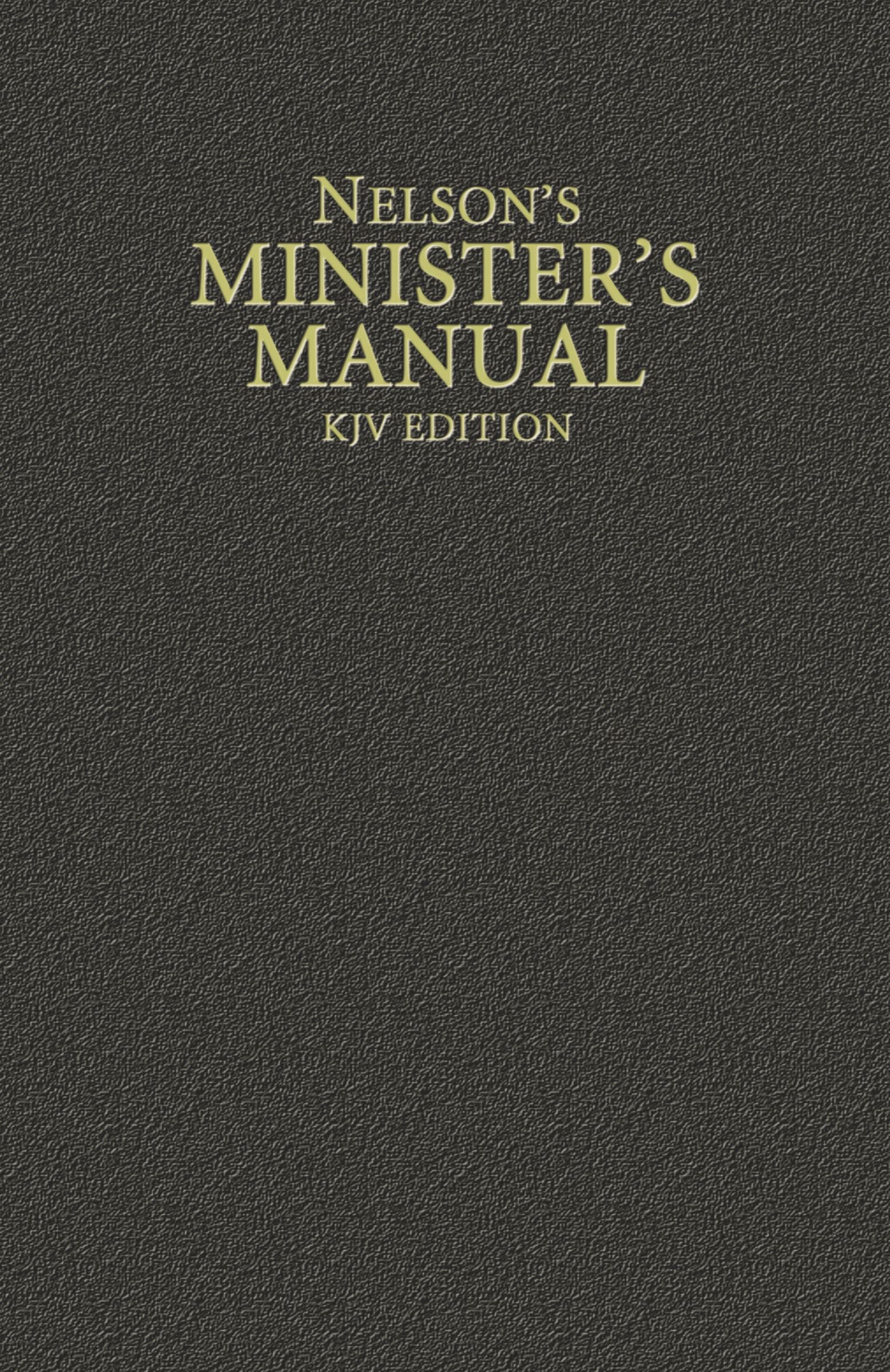 Image of Nelsons Minister's Manual: King James Version other