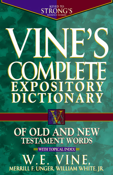 Image of Vines Complete Expository Dictionary Of Old And New Testament Super Saver other