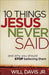 Image of 10 Things Jesus Never Said other