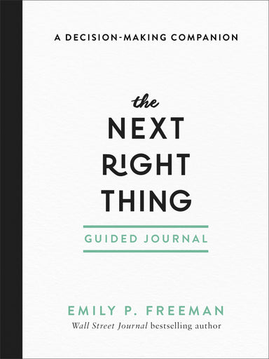 Image of The Next Right Thing Guided Journal: A Decision-Making Companion other