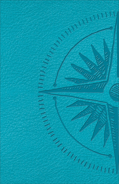 Image of CSB Heart of God Teen Study Bible Teal, Compass Design LeatherTouch other