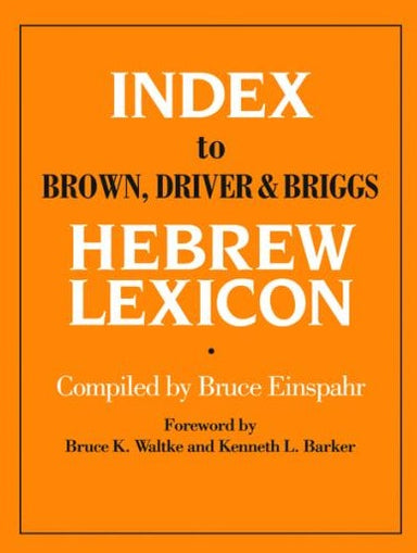 Image of Index to Brown, Driver and Briggs Hebrew Lexicon other