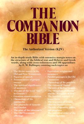 Image of KJV Companion Bible: Black, Genuine Leather other