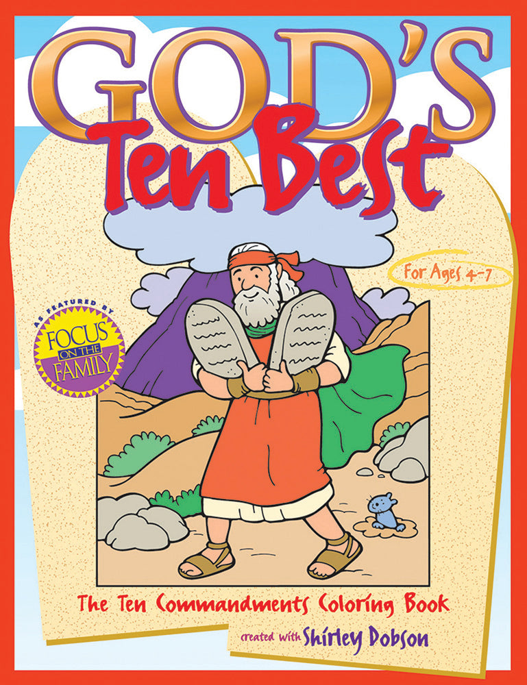 Image of Gods Ten Best Colouring Book other