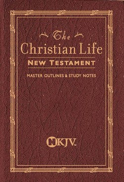 Image of NKJV Christian Life New Testament: Burgundy, Leathflex other