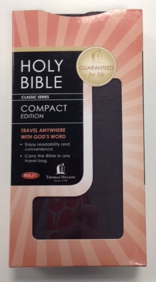 Image of NKJV Compact, Bible, Bonded Leather, Red Letter, Gilt Edge, Ribbon Marker other