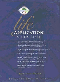 Image of KJV Life Application Study Bible: Burgundy, Bonded Leather,  other