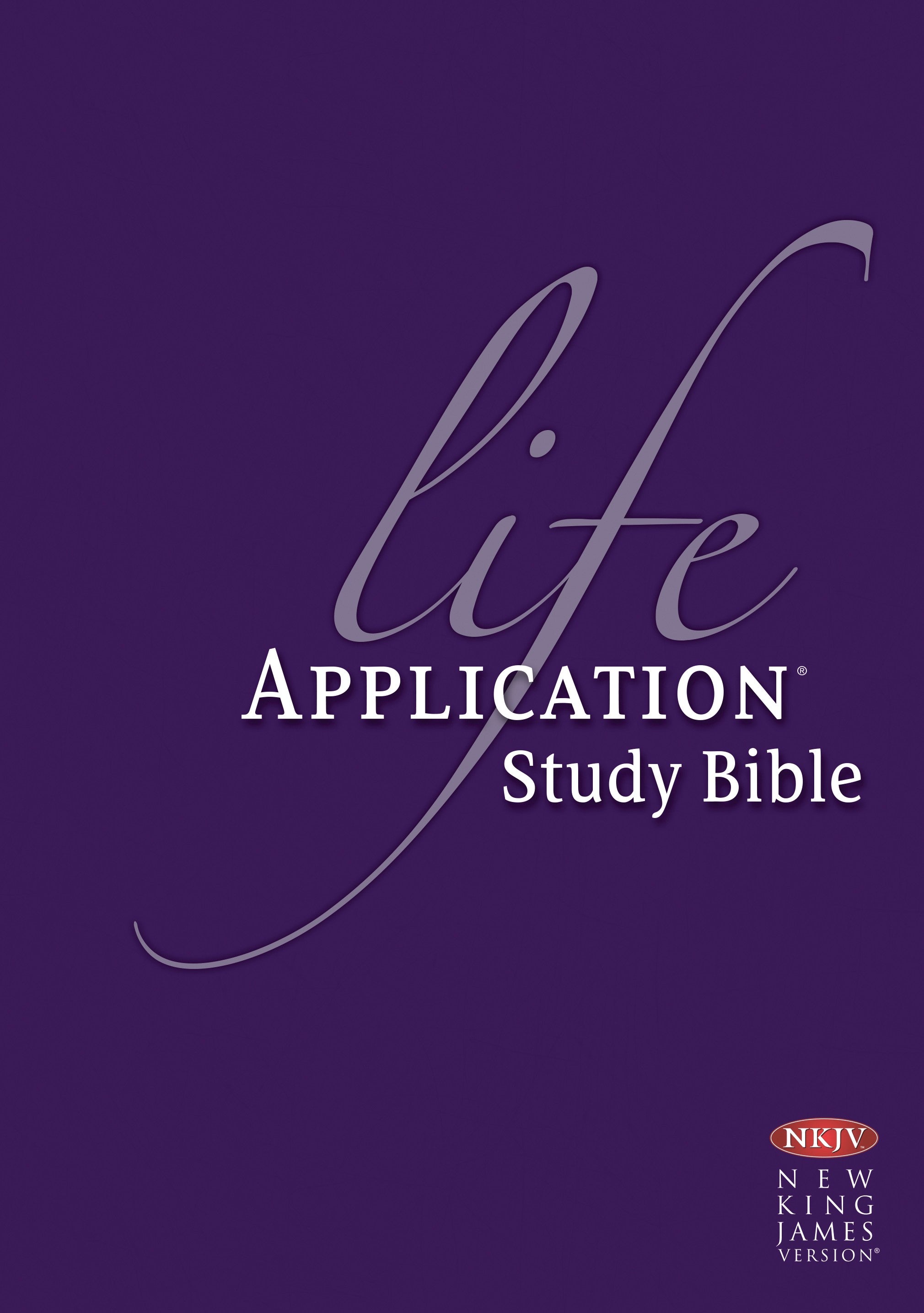 Image of NKJV Life Application Study Bible, Hardback, Purple, Red Letter, Application Notes, Maps other