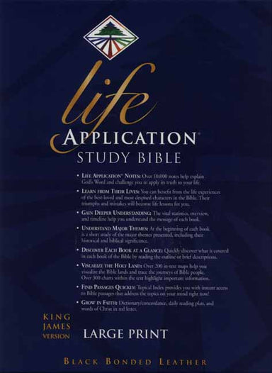 Image of KJV Life Application Study Bible Large Print other