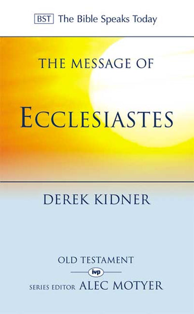 Image of The Message of Ecclesiastes other