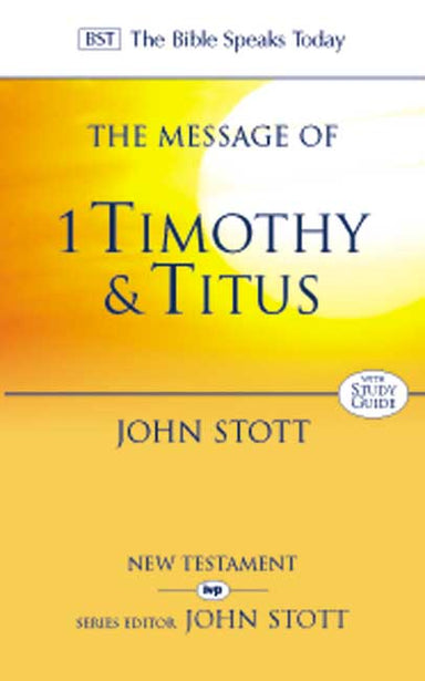 Image of The Message of 1 Timothy and Titus other
