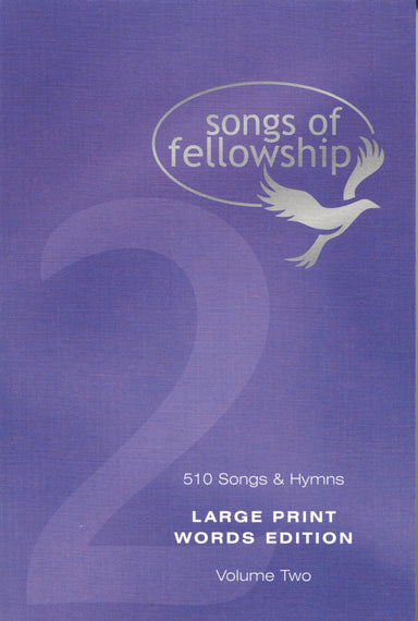 Image of Songs of Fellowship Words Edition Book 2 - Large Print other