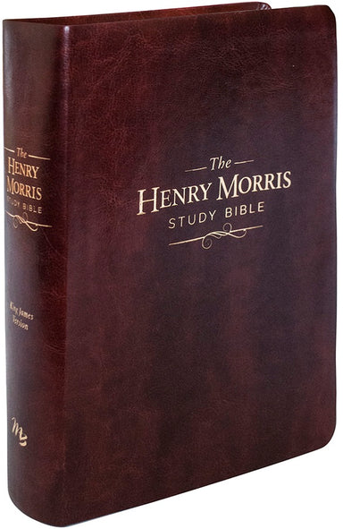 Image of Henry Morris Study Bible Brown Softleather Look other
