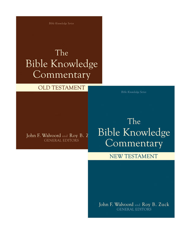 Image of Bible Knowledge Commentary Old And New Testament other