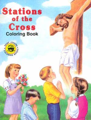 Image of Stations Of The Cross Coloring Book other