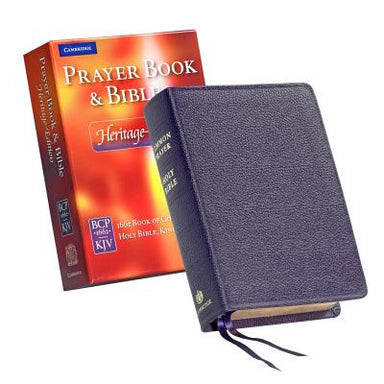 Image of Heritage Edition Prayer Book and Bible, Purple Calf Split Leather, CPKJ424 other