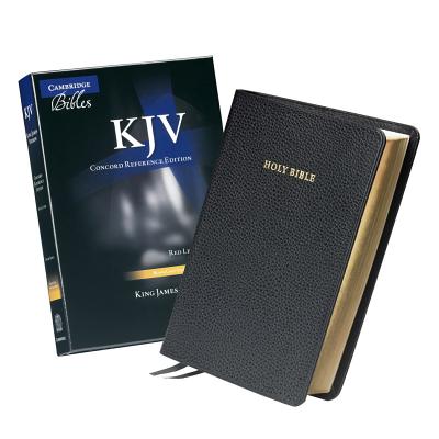 Image of KJV Concord Reference Edition Bible Calf-split Black other