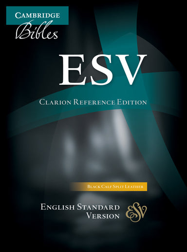 Image of ESV Clarion Reference Bible Split-Calfskin Leather Black other