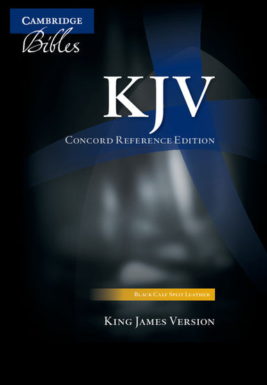 Image of KJV Concord Reference Bible, Black Calfsplit Leather other