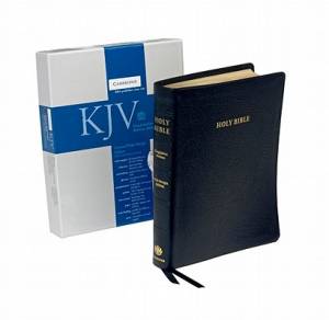 Image of KJV Concord Wide Margin Reference Edition Bible Leather Black other