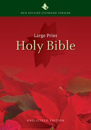 Image of NRSV Large Print Bible, Red, Hardback, Anglicised, Presentation Page, Footnotes, Separate Page Numbers, Chapter Headings, Easy-Read other