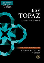 Image of ESV Topaz Reference Bible, Dark Blue Goatskin Leather, Es676: Xrl other
