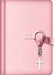 Image of NKJV Simply Charming Bible, Pink, Imitation Leather, Full-Bible Text, Presentation Page, Gilt Edges, Ribbon Fasten, Silver Cross Charm, Girls Gift Bible other