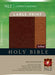 Image of NLT Compact Bible, Brown, LeatherLike, Large Print, References, Ribbon Marker, Gilt Edges, Concordance other