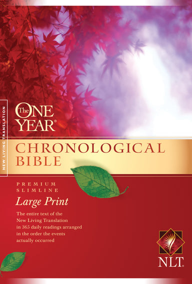 Image of NLT One Year Chronological Bible, Paperback, Large Print, Premium Slimline, 365 Daily Readings other