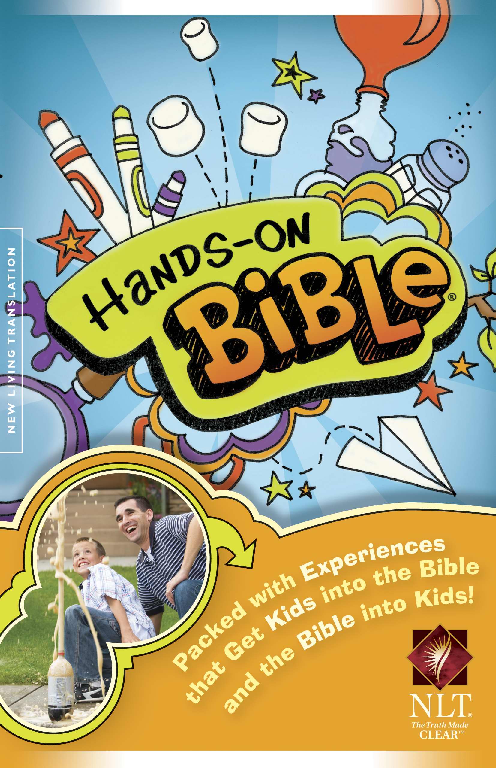 Image of NLT Hands-On Bible Revised Edition, Blue, Hardback other