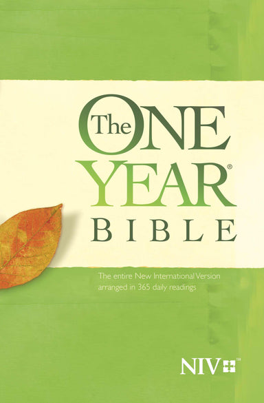Image of NIV The One Year Bible, green, Paperback, Devotional, 365 Day Readings, Memory Verses other
