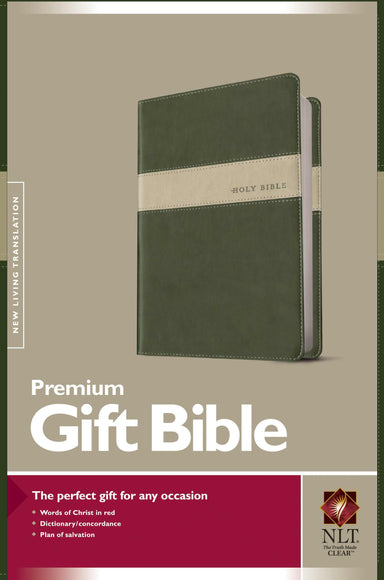 Image of NLT Gift Bible, Evergreen, Imitation Leather, Book Introductions, Concordance other