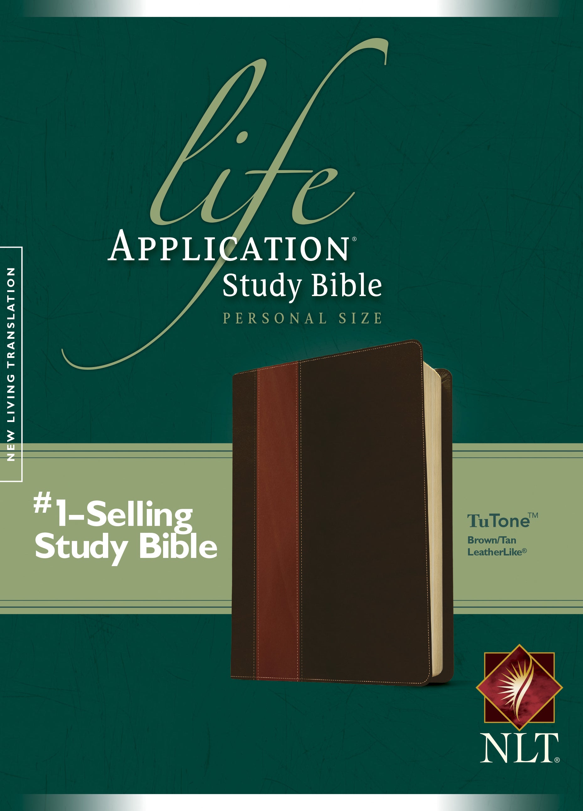 Image of NLT Life Application Study Bible: Personal Size, Tutone Brown/Tan other