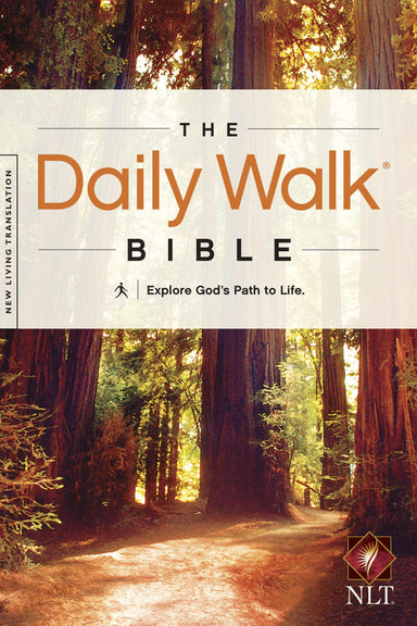 Image of NLT Daily Walk Devotional Bible, Brown, Paperback, Daily Readings, Reflections, Factual Insights other