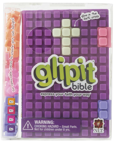 Image of NLT Glipit Bible: Purple, Customisable Silicone Cover other