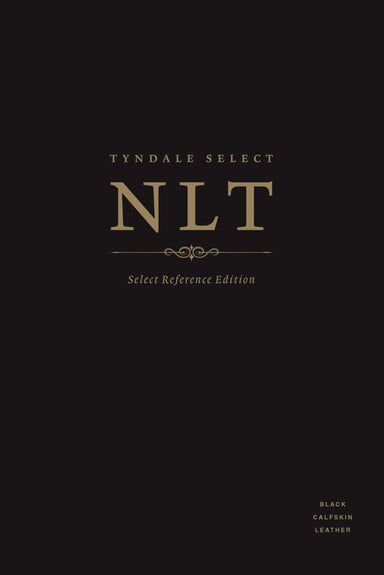 Image of NLT Select Reference Bible, Black, Calfskin Leather other