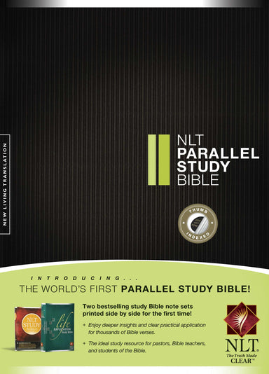 Image of NLT Parallel Study Bible Hardcover Thumb Indexed other