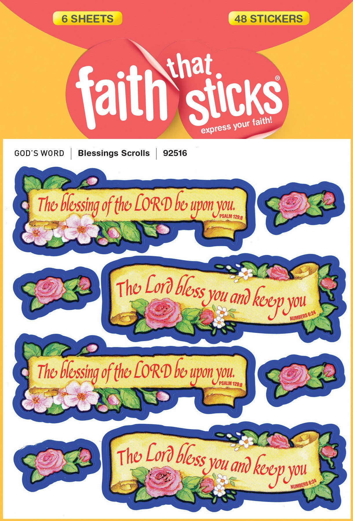 Image of Blessings Scrolls Stickers other