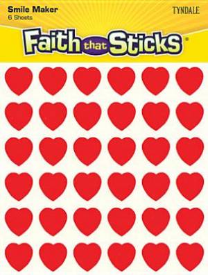 Image of Miniature Red Heart Stickers other