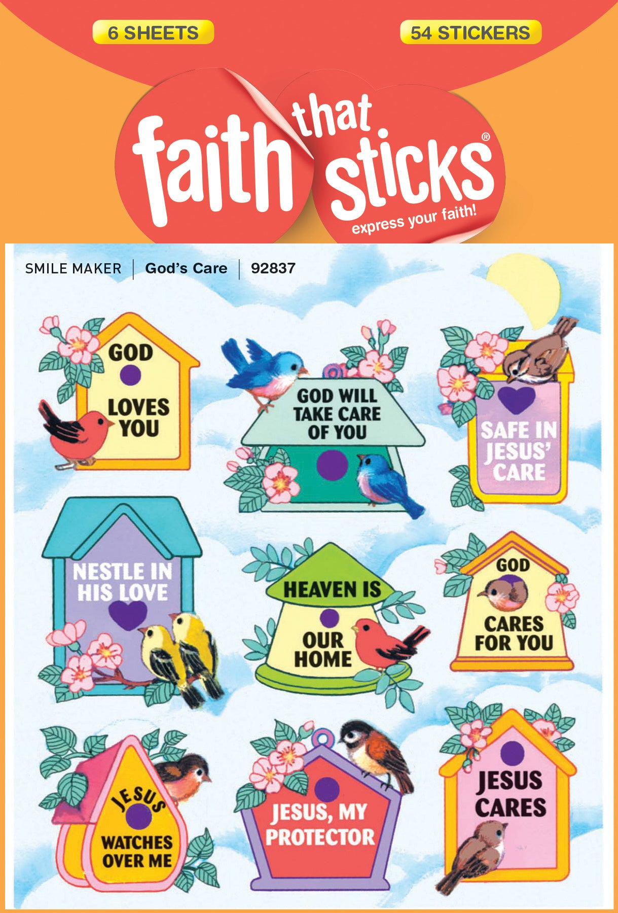 Image of Gods Care Stickers other
