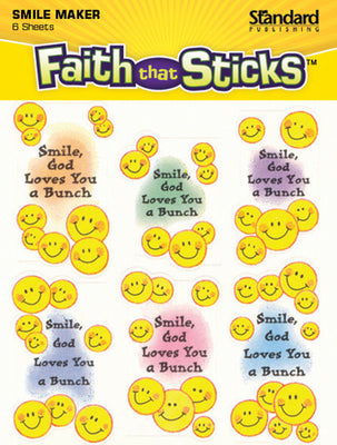 Image of Smile God Loves You A Bunch Stickers other