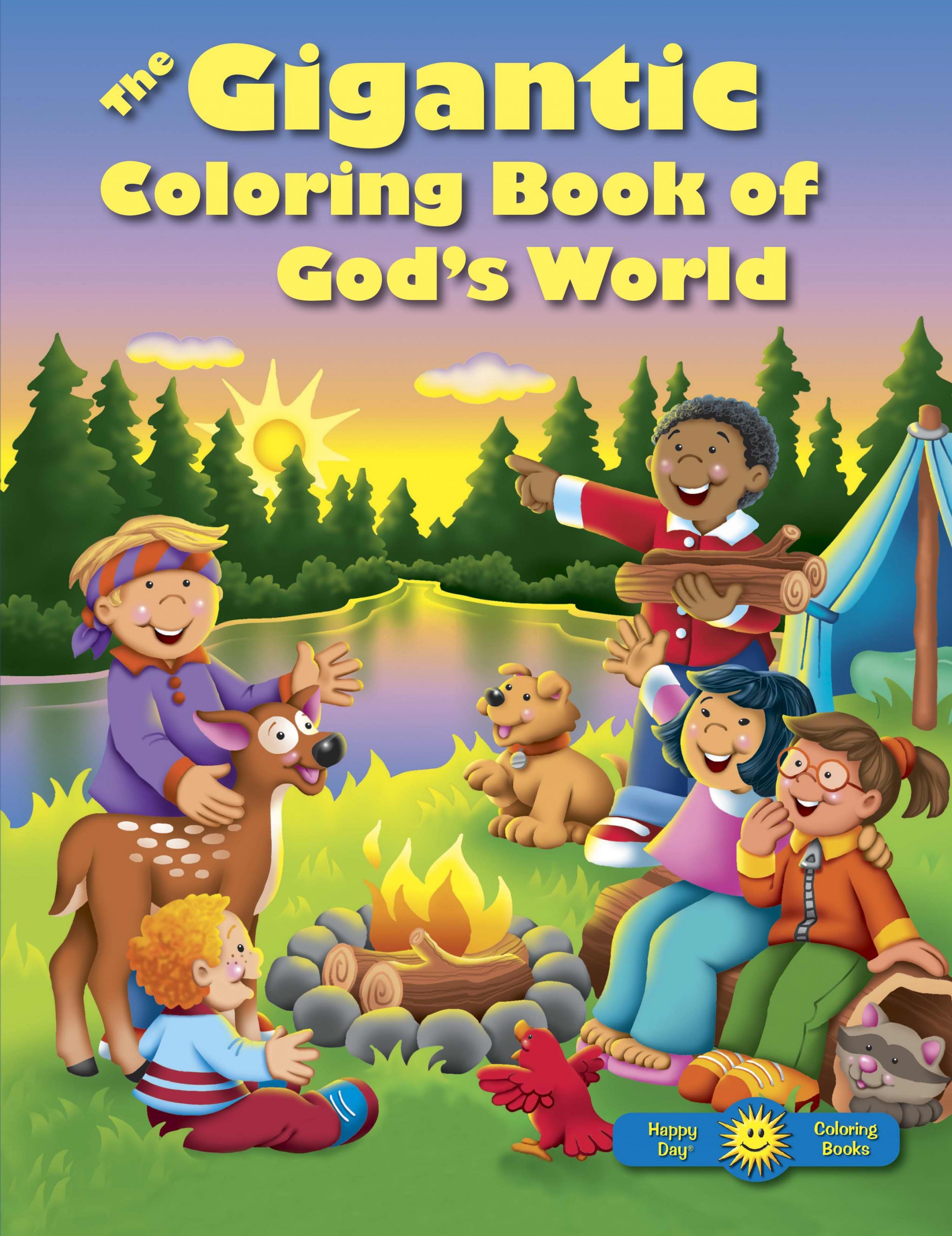 Image of Gigantic Coloring Book of God's World other