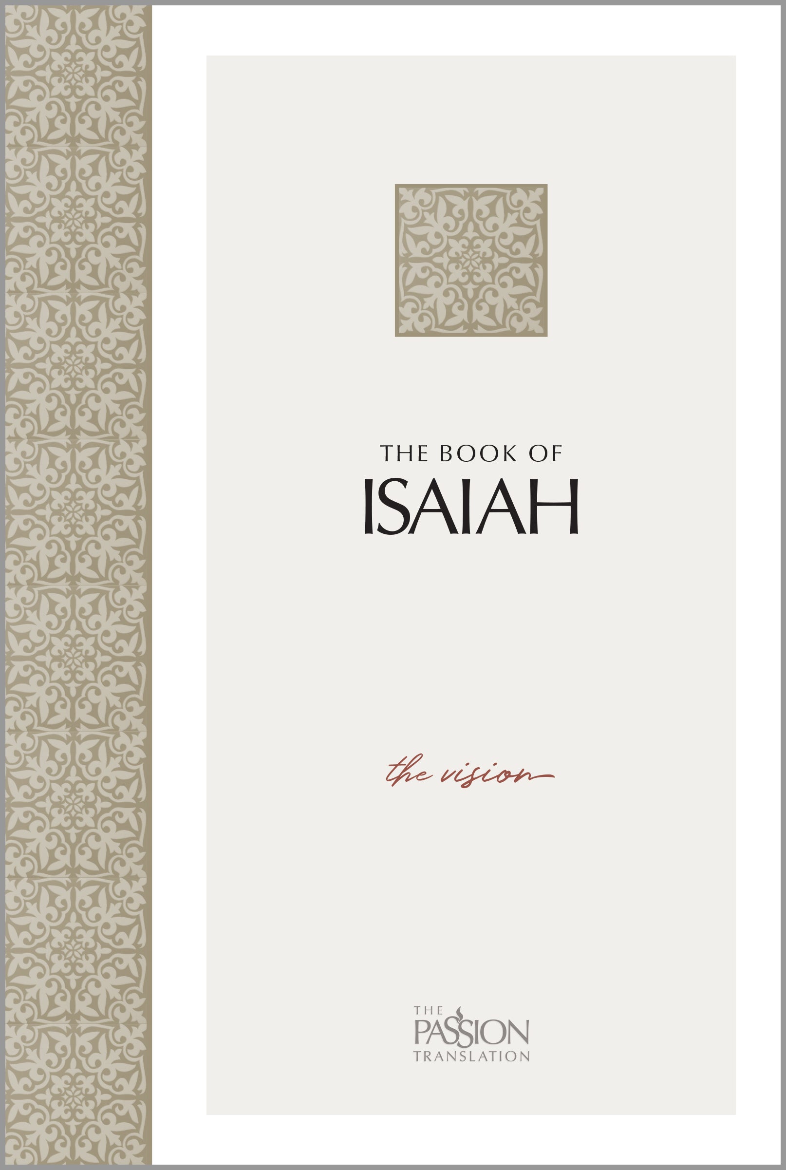 Image of The Passion Translation The Book Of Isaiah, Grey, Paperback other