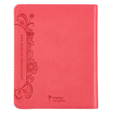 Image of One-minute Devotions For Women-pinklux-leather other