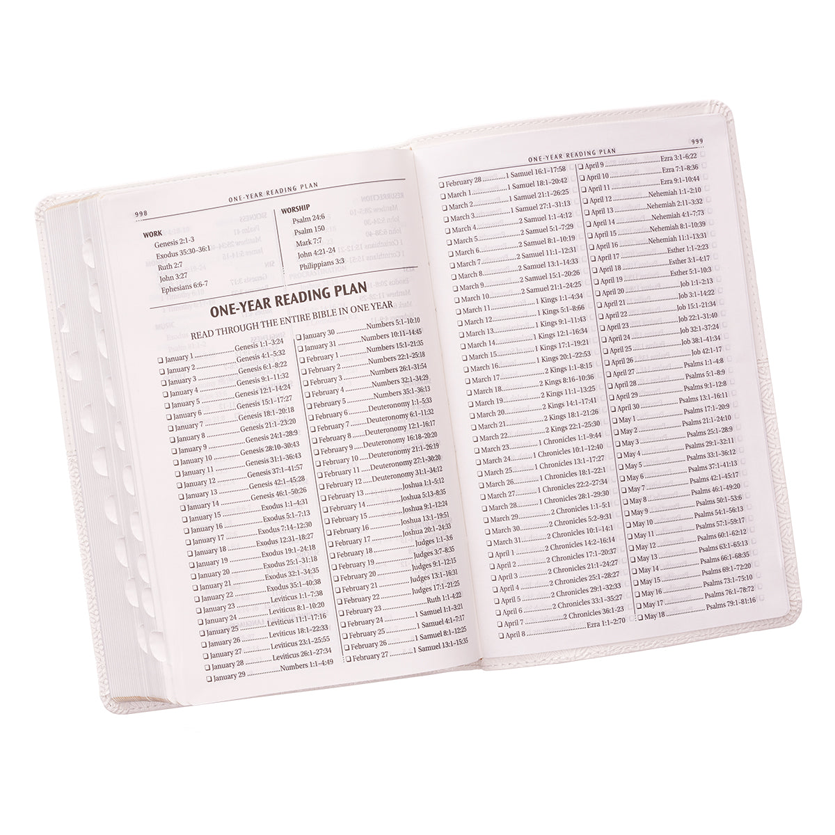 Image of KJV Standard Size Thumb Index Edition: White other
