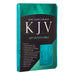 Image of KJV Standard Size Thumb Index Edition: Zippered Turquoise other