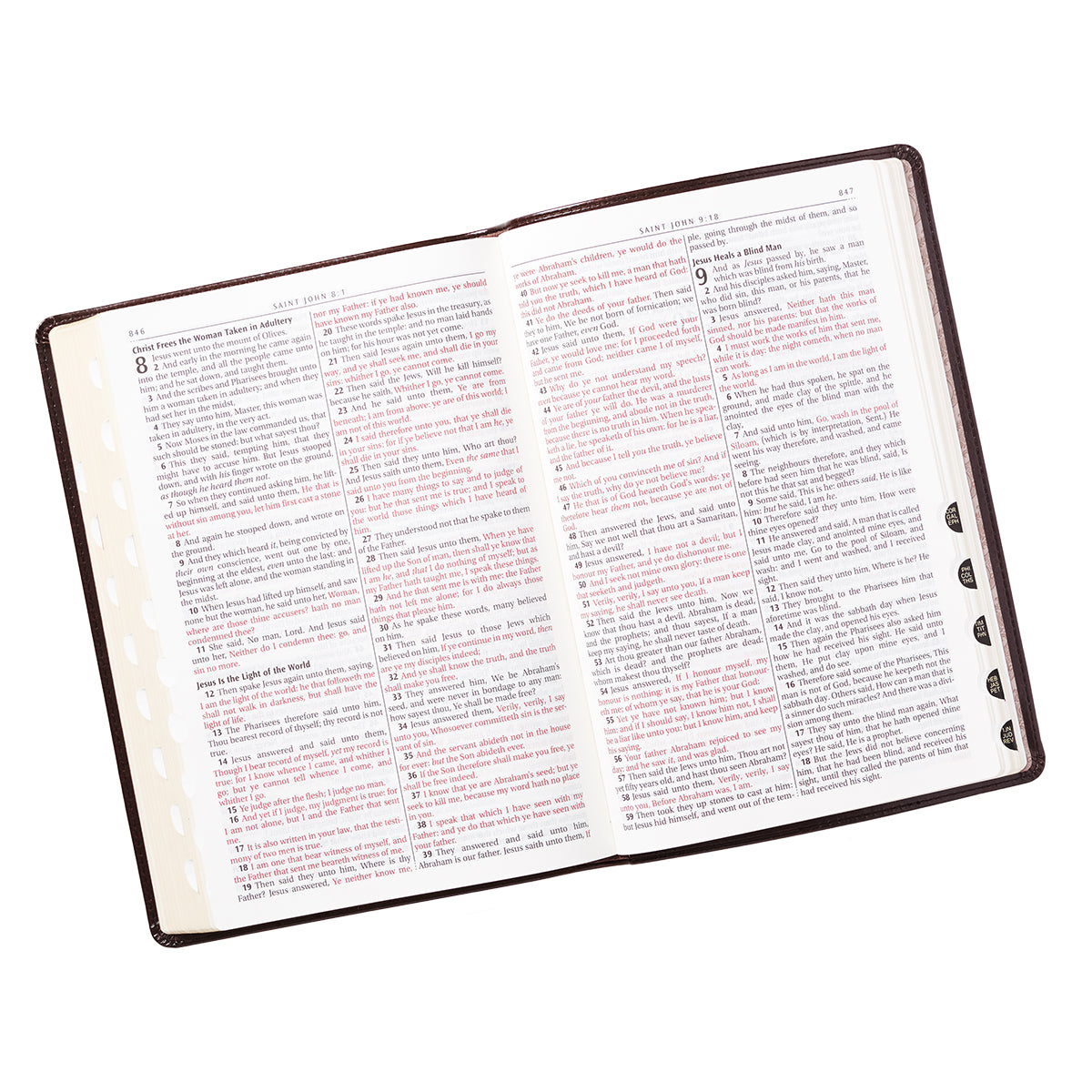 Image of KJV Large Print Thumb Index Edition: Brown other