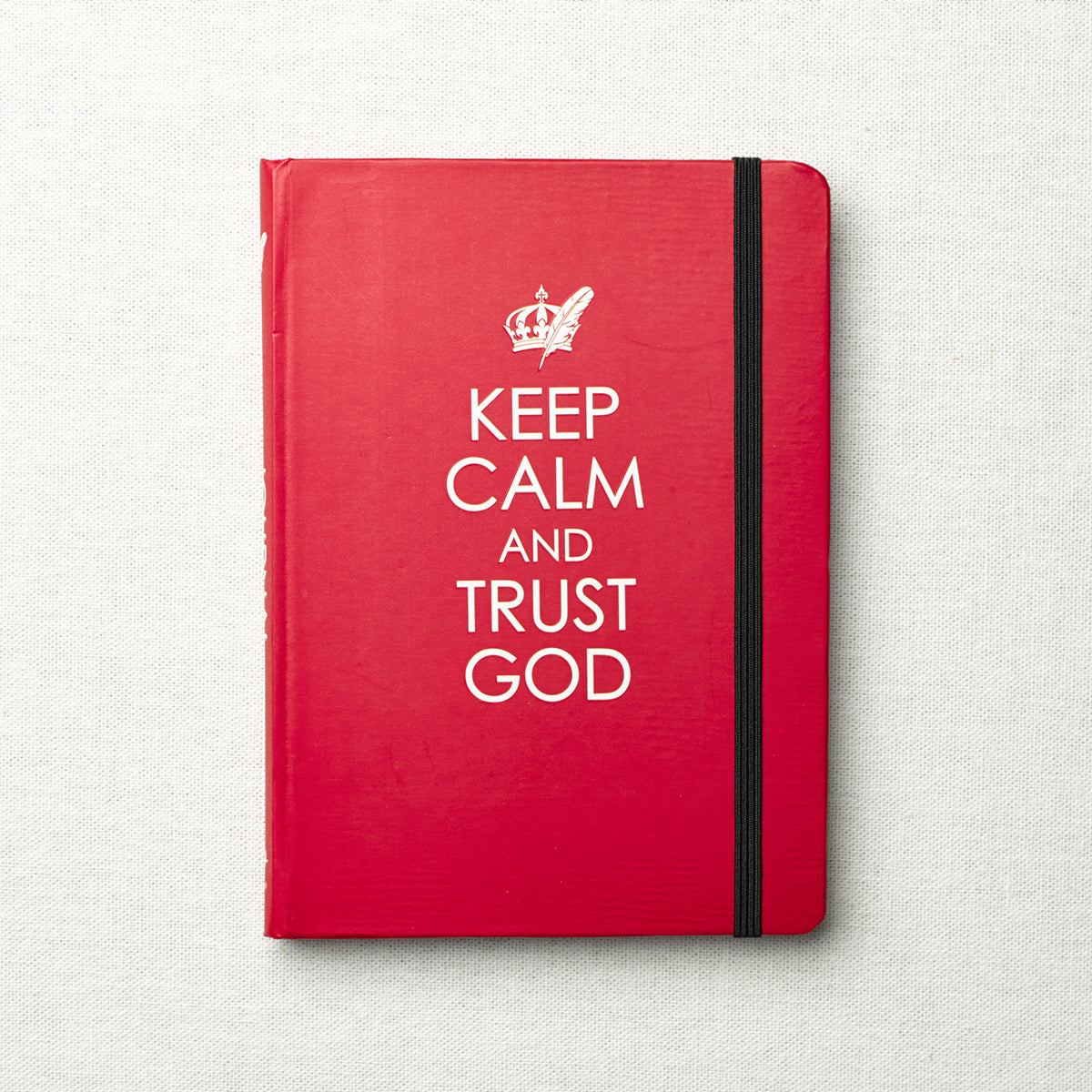 Image of Keep Calm and Trust God Journal- Red Hardcover other