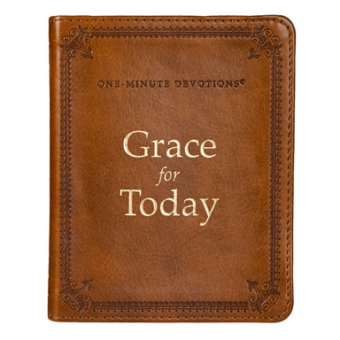 Image of One Minute Devotions Grace for Today LuxLeather other